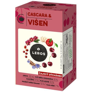 Bylin.čaj Leros-Čajový dých.,višeň cascara,20x2g