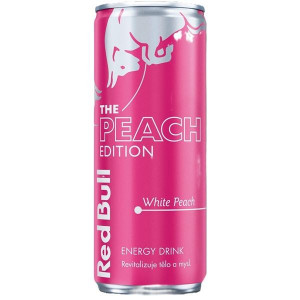 Energ.nápoj Red Bull - Peach, bílá broskev, 0,25 l