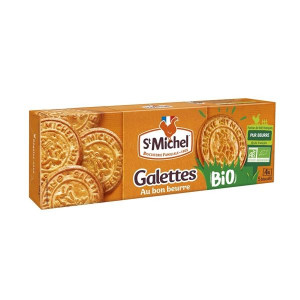 Máslové sušenky St Michel - Galette, Bio, 130 g