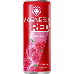 Min.voda Magnesia Red - malina, plech, 24x 0,33 l