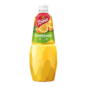 Džus Toma - 100%, pomeranč, 1 l