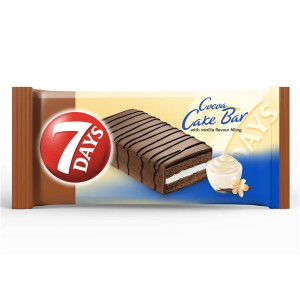 Pečivo 7 Days - Cake Bar, vanilka s polevou, 32 g