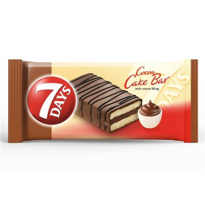 Pečivo 7 Days - Cake Bar, kakao s polevou, 32 g