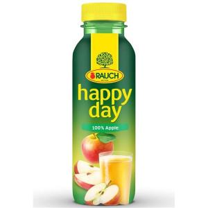 Džus Happy Day - 100 %, jablko, pet, 12x 0,33 l