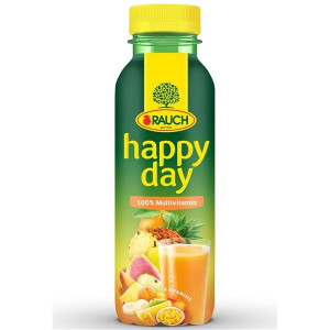 Džus Happy Day - 100 %, multiv, pet, 12x 0,33 l