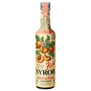 Sirup Kitl Syrob - meruňka s dužinou, 0,5 l