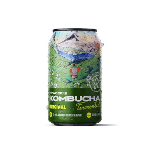 Kombucha Prager´s - Original, plech, 12x 0,33 l