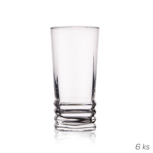 Skleničky Elegan - vysoké, 330 ml, 6 ks