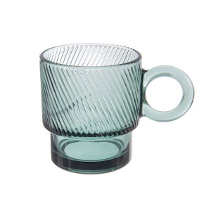 Hrnky Verde - skleněné, stohovatelné, 310 ml, 6 ks