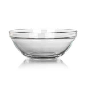 Miska Siera - skleněná, střední, 14 cm