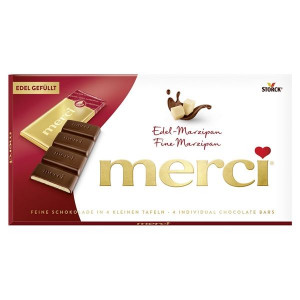 Čokoláda Merci - s marcipánem, 112 g