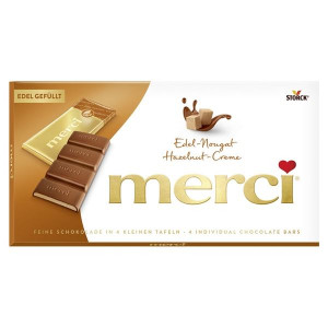 Čokoláda Merci - s nugátem, 112 g