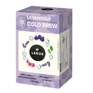 Byl.čaj Leros Cold Brew-Levandule,st.voda,20x 1,8g