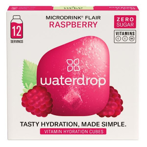 Šum.kostky Waterdrop Microdrink - malina, 12 ks