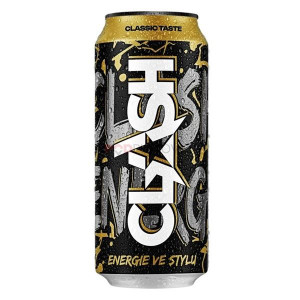 Energ.nápoj Clash Energy Classic - plech, 24x 0,5l