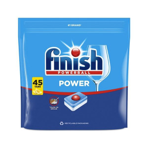Tablety do myčky Finish Power lemon, 45 ks