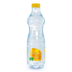 Ochucená voda Natura - citron a máta, 12x 0,5 l