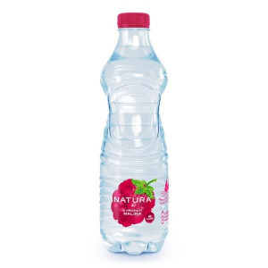Ochucená voda Natura - malina, 12x 0,5 l