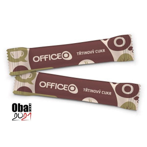 Porcovaný třtinový cukr v roličkách OFFICEO,500x4g