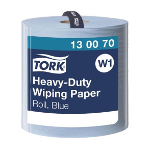 Průmyslové utěrky Tork - 2vrstvé, modré, W1