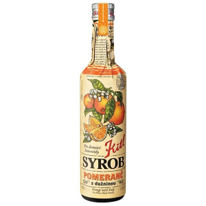 Sirup Kitl Syrob - pomeranč s dužinou, 0,5 l