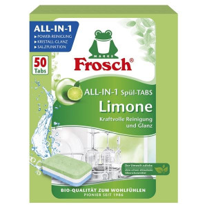 Tablety do myčky Frosch - all in 1, limetka, 50 ks
