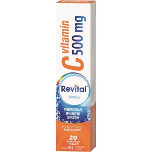 Šumivé vitamíny Revital-vitamín C 500 mg,20 tablet