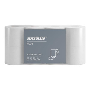 Toaletní papír Katrin - 3vrstvý, bílý, 8 ks