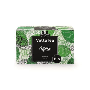 Bylinný čaj VeltaTea - mátový, bio, 20x 1,2 g