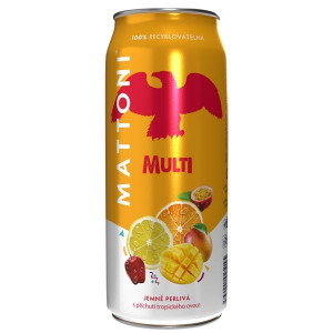 Minerální voda Mattoni- multi, per., plech 24x0,5l