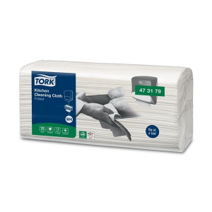 Kuchyňské utěrky Tork - W4, 1vrstvé, 4 x 75 ks