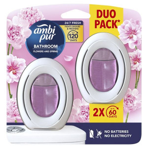 Osvěž. vzduchu Ambi Pur Bathroom- flowers, 2x7,5ml