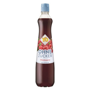 Sirup YO -  bez cukru, malina, 0,7 l