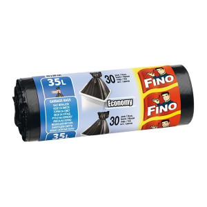 Pytle na odpadky Fino Economy-černé,35l,8 µm,30 ks