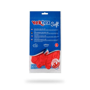 Gumové rukavice Vektex Soft - vel. L, 1 pár