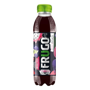 Ovocný nápoj FRUGO - black, 12 x 0,5 l