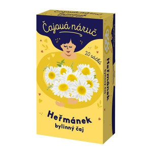 Bylinný čaj Čajová náruč - heřmánek, 20x 1g
