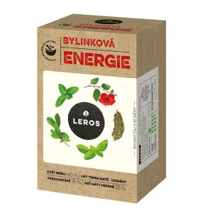 Bylinný čaj Leros - Bylinková energie, 20x 2 g