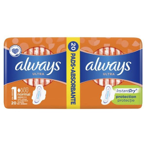 Dámské vložky Always - ultra normal, duo, 20 ks