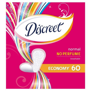 Dámské vložky Discreet - intimky, normal, 60 ks