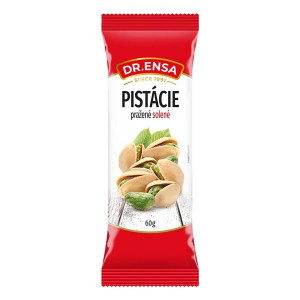 Pistácie Dr. Ensa -  pražené, solené, 60 g