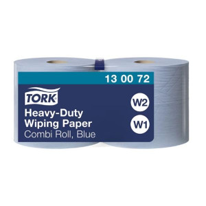 Papírové utěrky v roli Tork-W1/2,2vrstvé,modré,2ks