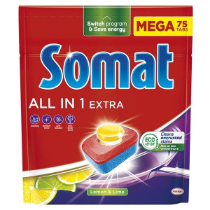 Tablety do myčky Somat-All in One Extra Lemon,75ks