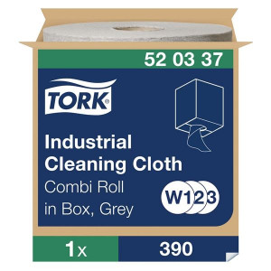 Průmyslové utěrky v roli Tork- W1/W2/W3,šedá,1ks