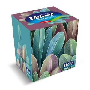 Papírové kapesníčky Velvet - 3vrstvé, 56 ks