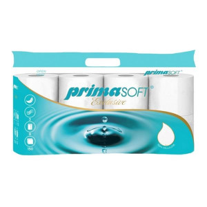 Toaletní papír PrimaSOFT Exclusive 3vrstvý, 8 rolí