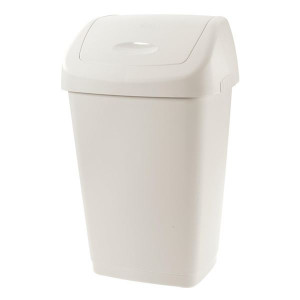 Odpadkový koš Tontarelli Aurora -s víkem,bílý,25 l