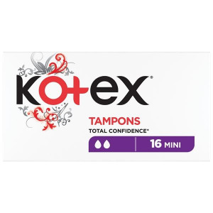 Tampony Kotex - mini, 16 ks