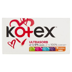 Tampony Kotex Ultra Sorb - normal, 16 ks