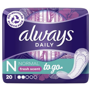 Dámské vložky Always-intimky To Go Normal Deo,20ks